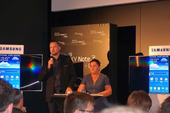 The launch of the Galaxy Note 3 and Gear