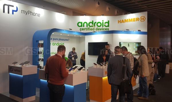 Stoisko myPhone na MWC Stoisko myPhone na MWC
