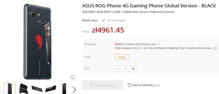 Asus ROG Phone już w sklepie Asus ROG Phone już w sklepie