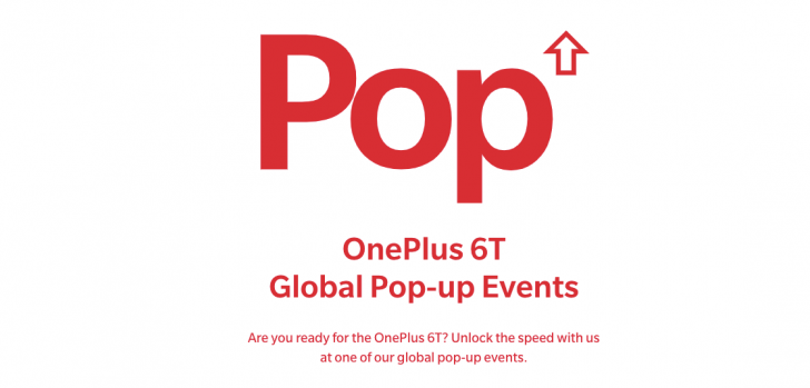 Globalne sklepy pop-up na premierę OnePlus 6T