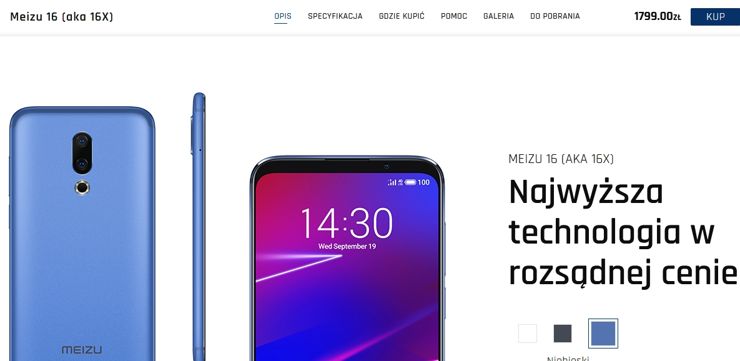 Meizu 16X i Meizu X8 dostępne oficjalnie w Polsce