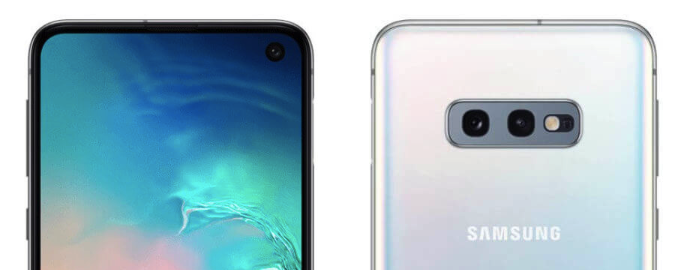 Samsung Galaxy S10 E na przedpremierowych renderach
