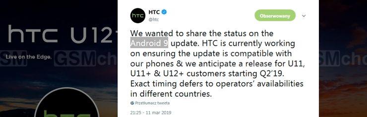 HTC zapowiada dużą aktualizację - ale jeszcze nie teraz
