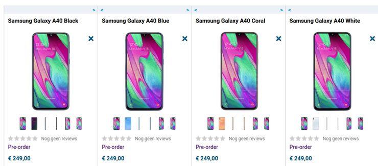 Samsung Galaxy A40 już w sprzedaży