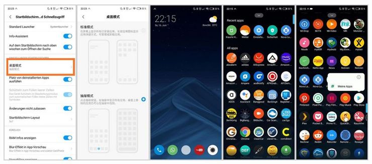Zmiany w MIUI Zmiany w MIUI