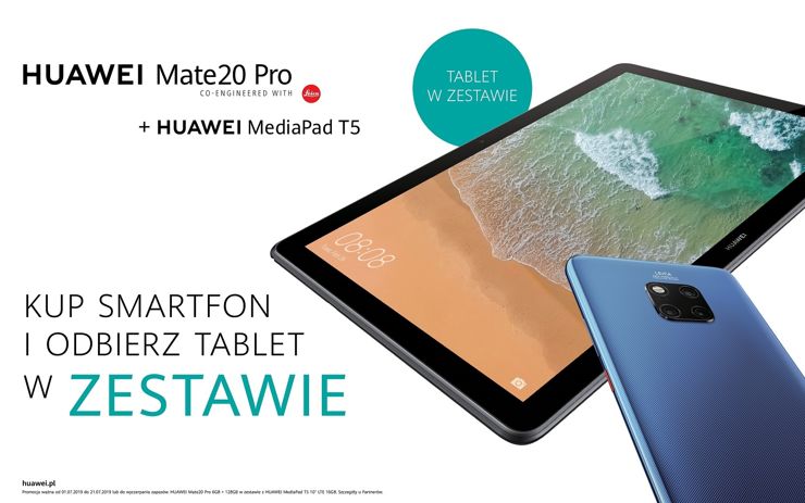 Tablet w zestawie z Huawei Mate 20 Pro