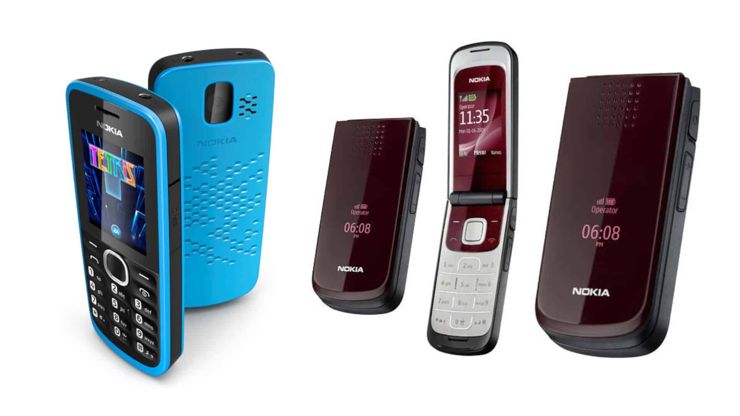 Oryginalna Nokia 110 (2012) oraz Nokia 2720 Fold (2009) Oryginalna Nokia 110 (2012) oraz Nokia 2720 Fold (2009)
