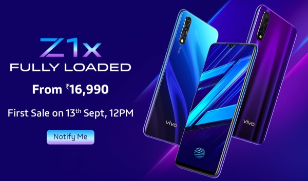 Vivo Z1x z czytnikiem w ekranie Vivo Z1x z czytnikiem w ekranie