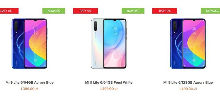 Xiaomi Mi 9 Lite już u nas