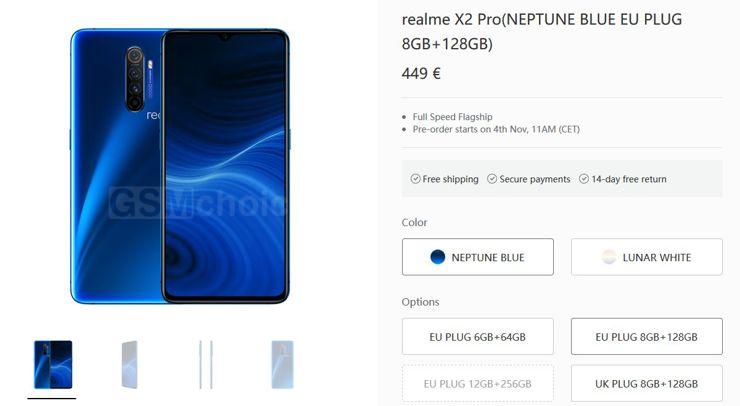 Realme X20 Pro dostępny w Europie