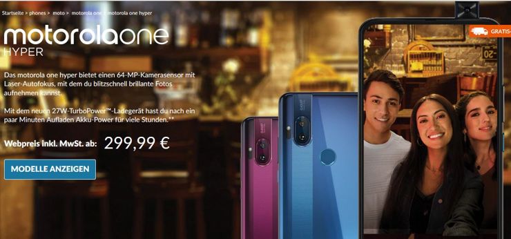 Motorola One Hyper Motorola One Hyper