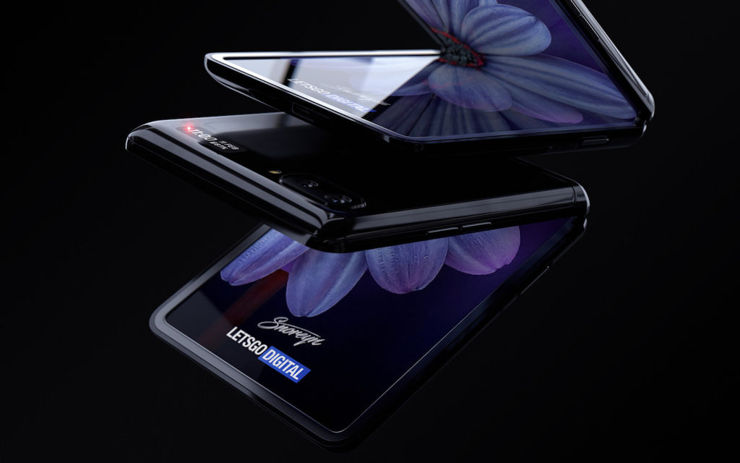 Samsung Galaxy Z Flip - wizualizacja Samsung Galaxy Z Flip - wizualizacja