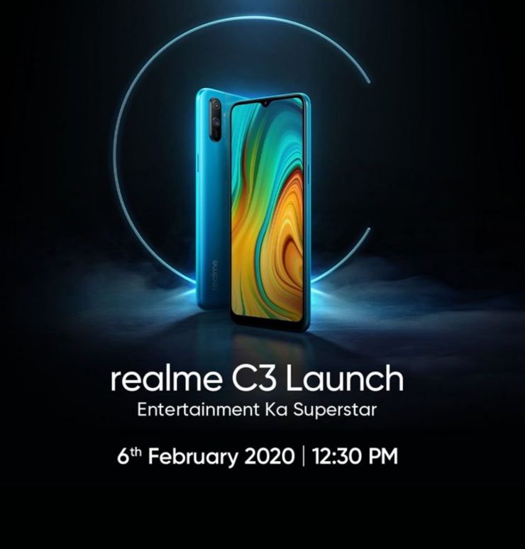 Realme C3 - zaproszenie na premierę
