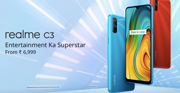 Realme C3 zaprezentowany oficjalnie