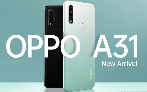 oppo a31 model year