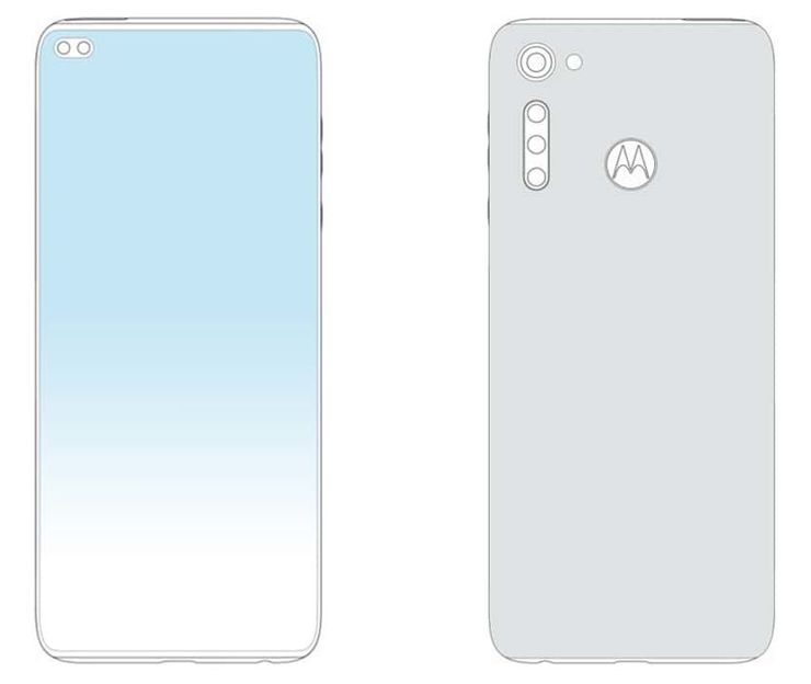 Szkic obudowy Moto G9 Szkic obudowy Moto G9