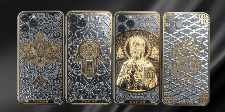 Caviar zrobił antybakteryjne smartfony z amuletami