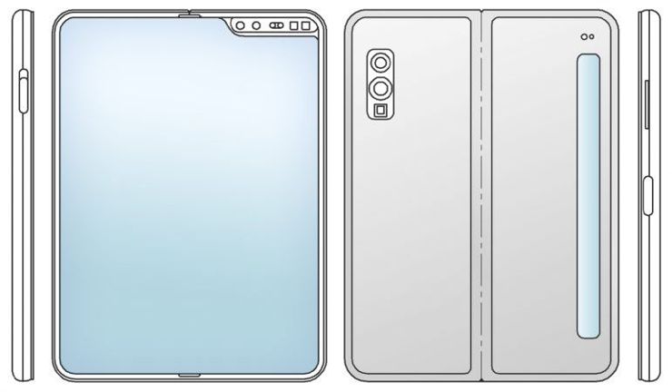 Samsung Galaxy Fold Active na szkicach Samsung Galaxy Fold Active na szkicach