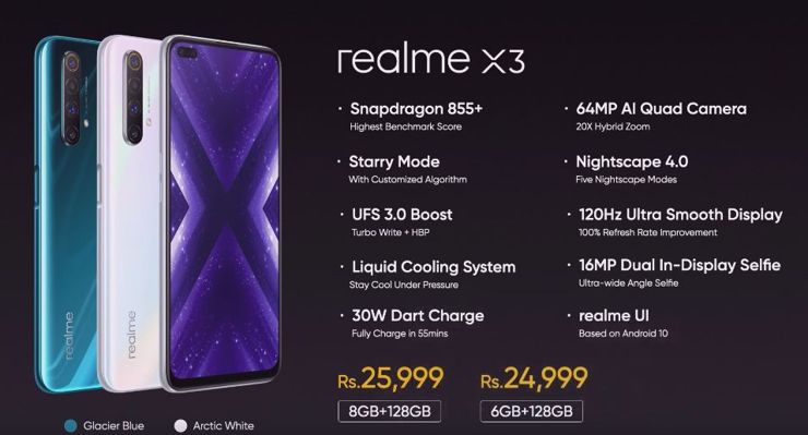 Realme X3 zaprezentowany oficjalnie