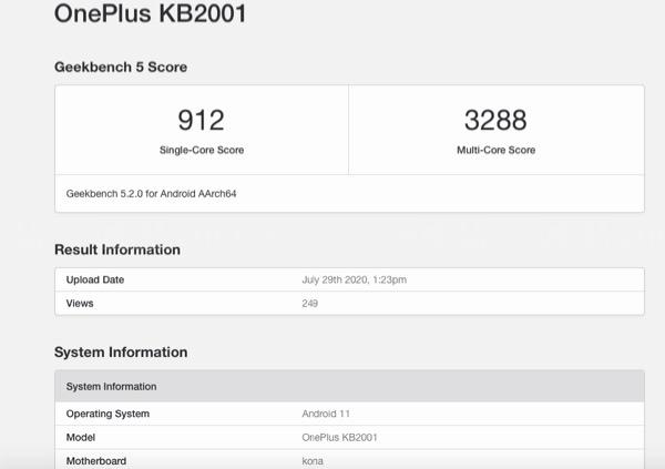 Flagowy OnePlus w Geekbench Flagowy OnePlus w Geekbench