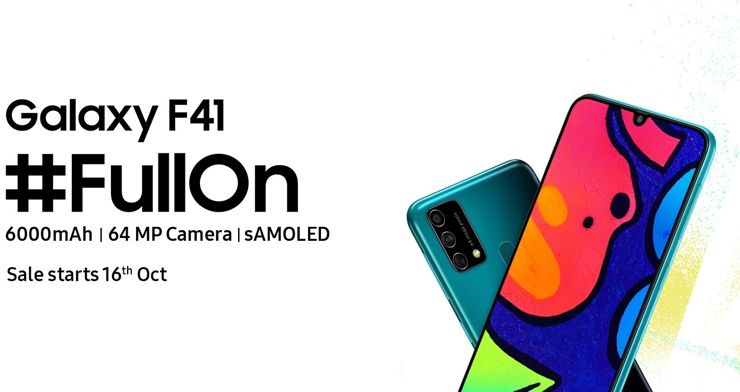 Samsung Galaxy F41 już oficjalnie