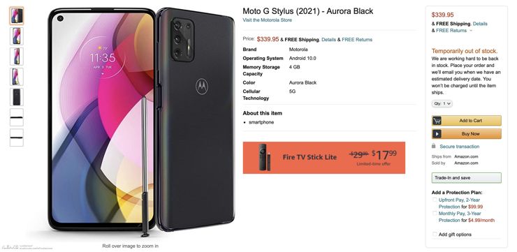 Motorola Moto G Stylus (2021) już wkrótce! Motorola Moto G Stylus (2021) już wkrótce!