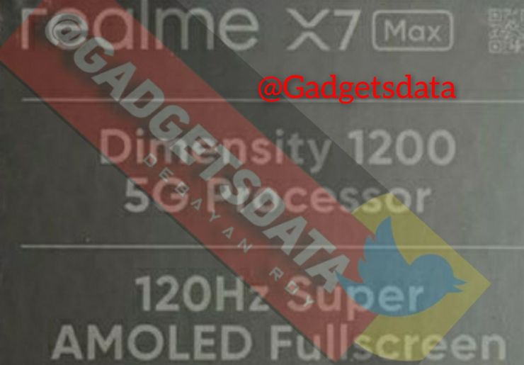 Realme X7 Max - pudełko potwierdziło specyfikację
