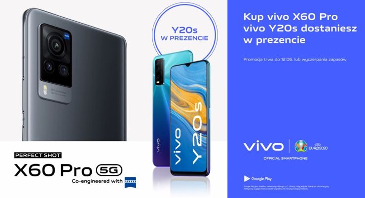 Vivo X60 Pro oraz Vivo Y72 debiutują w Polsce