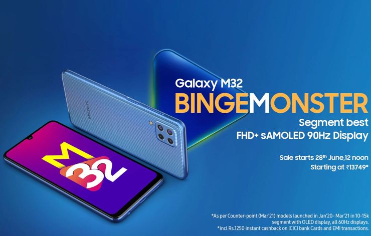 Samsung Galaxy M32 Samsung Galaxy M32