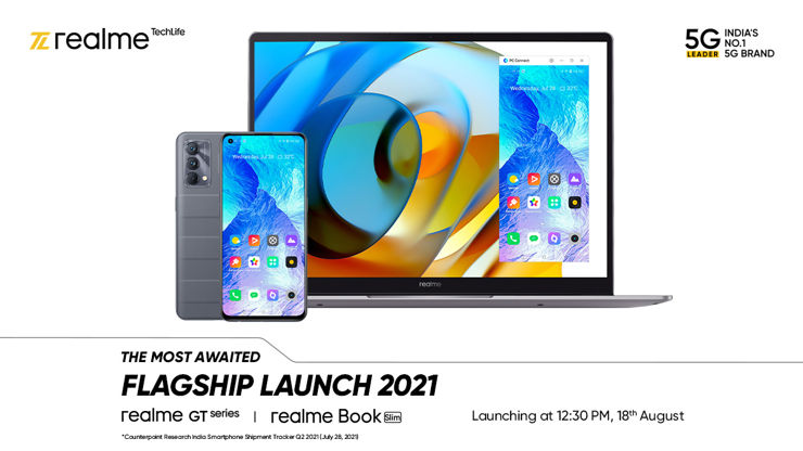 Globalna premiera serii realme GT oraz pierwszego laptopa w ofercie marki - realme Book