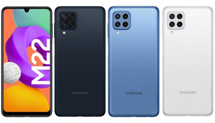 Samsung Galaxy M22 bliski premiery