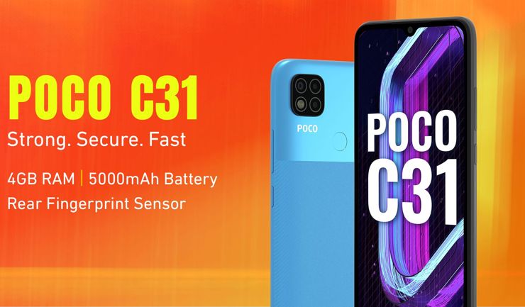 POCO C31 zaprezentowany w Indiach!