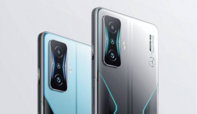 Redmi K50 z logiem Mercedesa