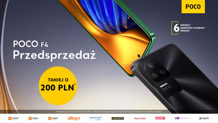 Nadeszły POCO F4 i POCO X4 GT, z promocją na start