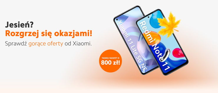 Do 800 zł zniżki w jesiennej promocji Xiaomi