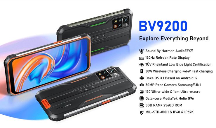 Blackview BV9200 urozmaici rynek pancerników Blackview BV9200 urozmaici rynek pancerników
