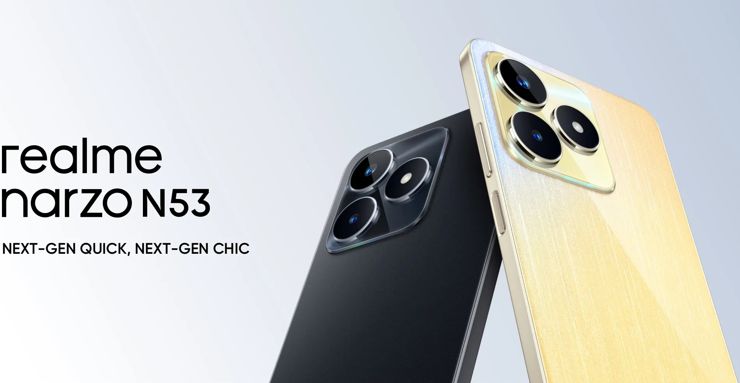Realme Narzo N53 debiutuje w Indiach! Prawie jak iPhone... Realme Narzo N53 debiutuje w Indiach! Prawie jak iPhone...