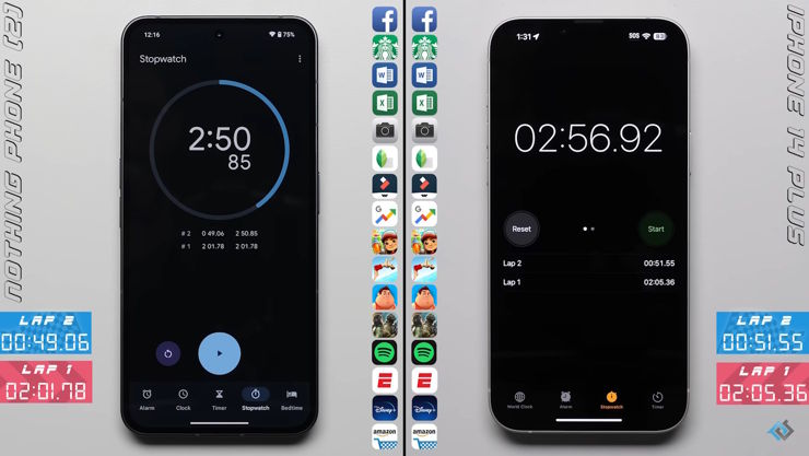 iPhone kontra Nothing Phone (2) - który smartfon jest wydajniejszy?