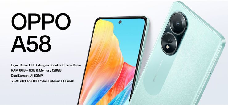 Oppo A58 4G debiutuje z większym ekranem o przekątnej 6.72
