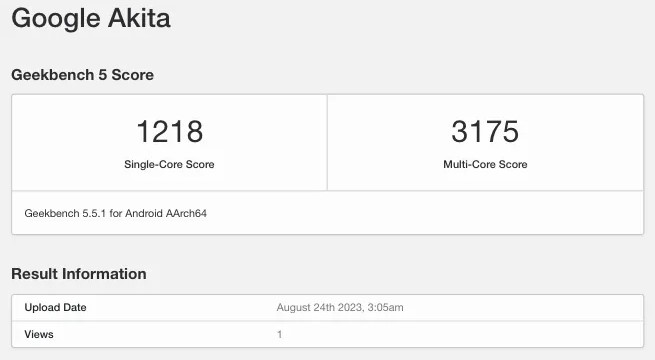 Google Pixel 8a trafia na Geekbench!