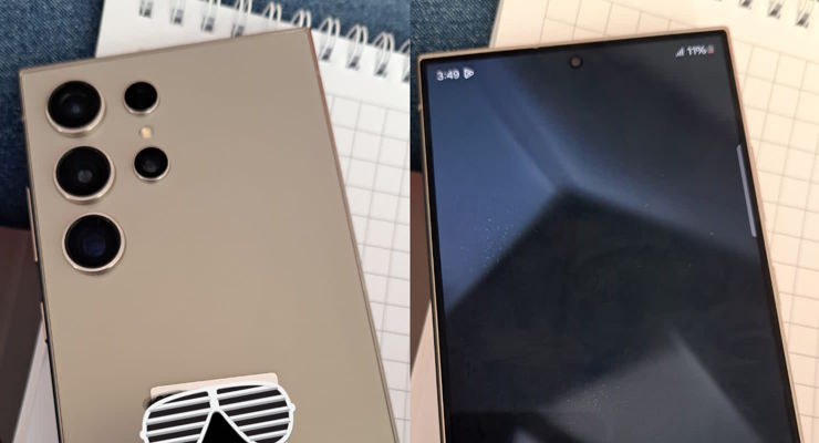 Samsung Galaxy S24 Ultra złoci się na zdjęciach!