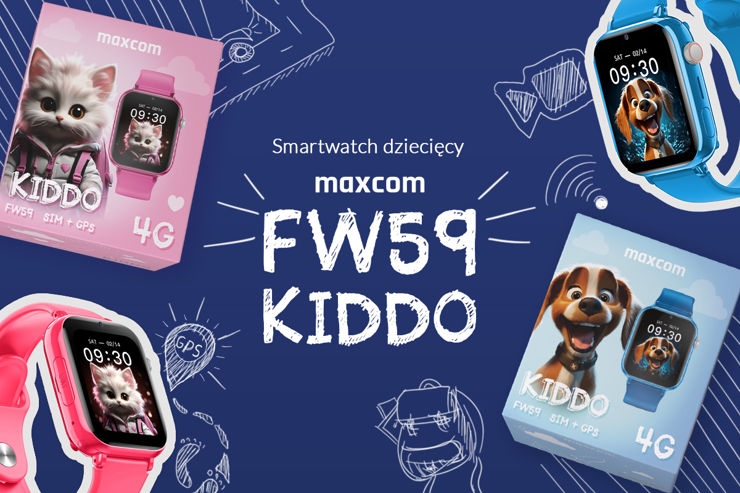 Smartwatch FW59 Kiddo 4G w sprzedaży z biletem do Energylandii
