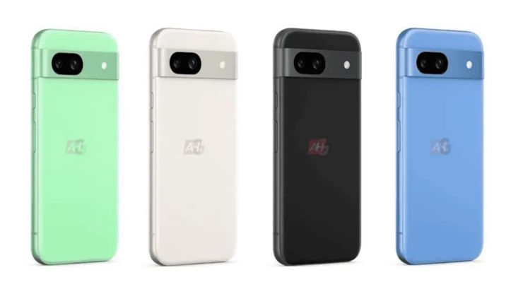 Nowe rendery pokazują wszystkie kolory Pixel 8a