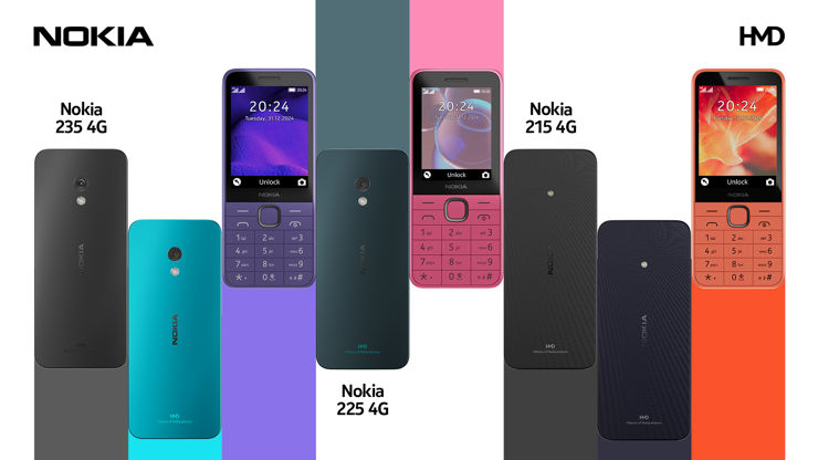 HMD przedstawia trzy nowe kolorowe klasyczne telefony Nokii
