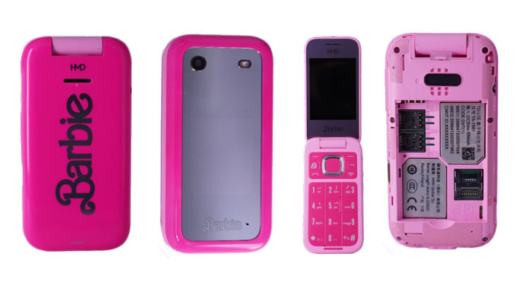 HMD Barbie phone - klasyczny telefon z klapką