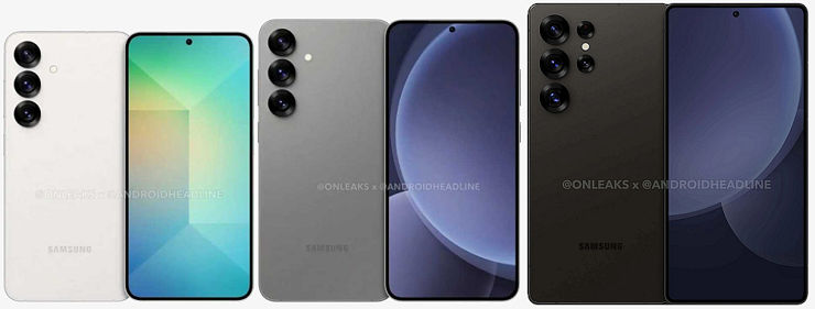 Seria Samsung Galaxy S25 na kolorowo