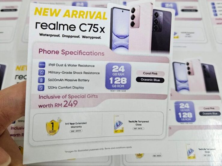 Realme C75x już w drodze