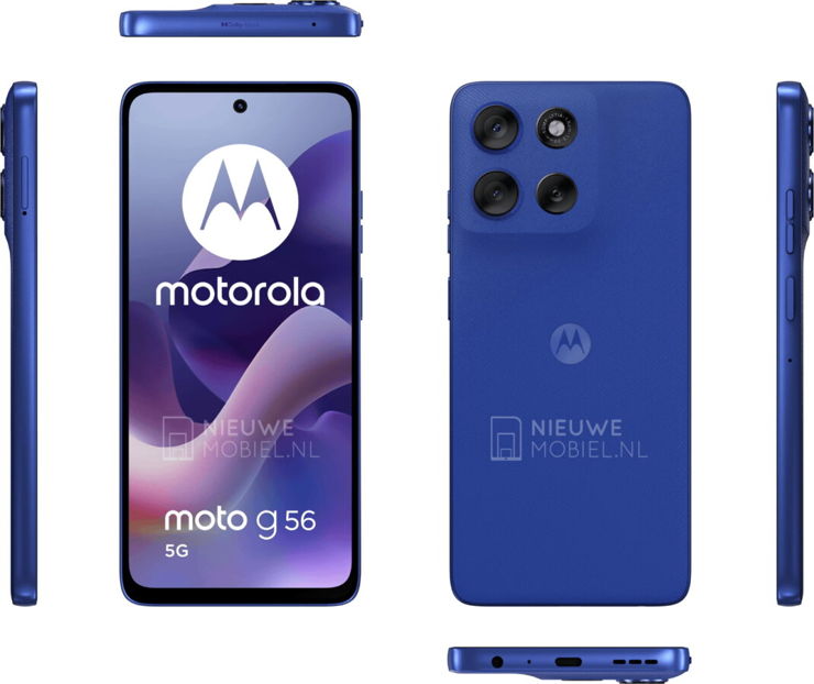 Motorola Moto G56 w trzech kolorach