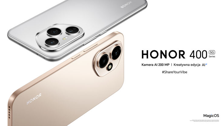 Honor 400 i Honor 400 Pro kuszą aparatami i bateriami