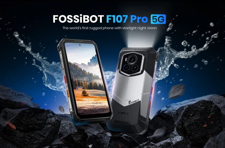 Fossibot F107 Pro - pierwszy taki aparat w pancerniaku